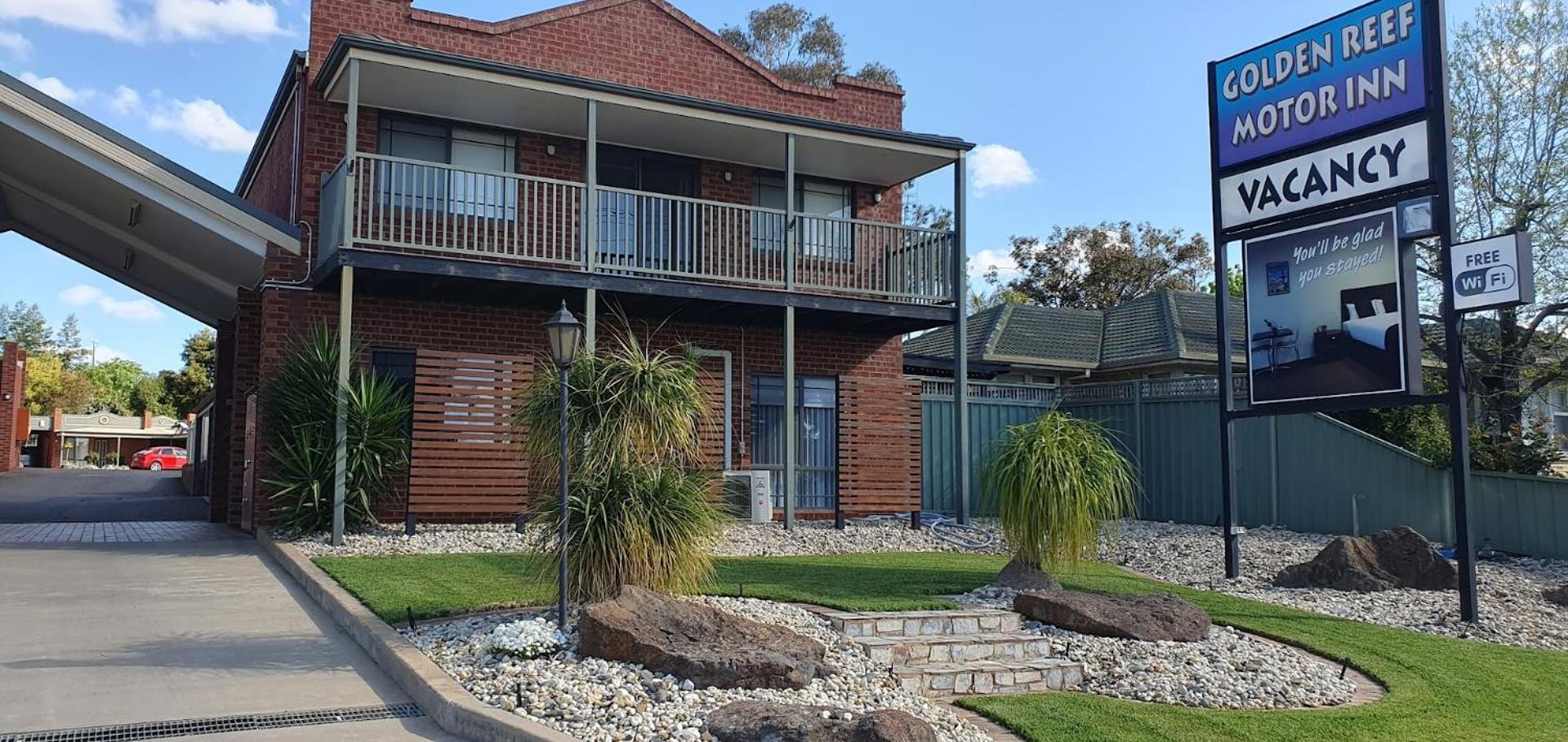 Golden Reef Motor Inn Bendigo Exteriör bild